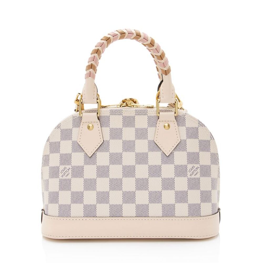 Louis Vuitton Damier Azur Braided Alma BB Satchel - Picture 3 of 12